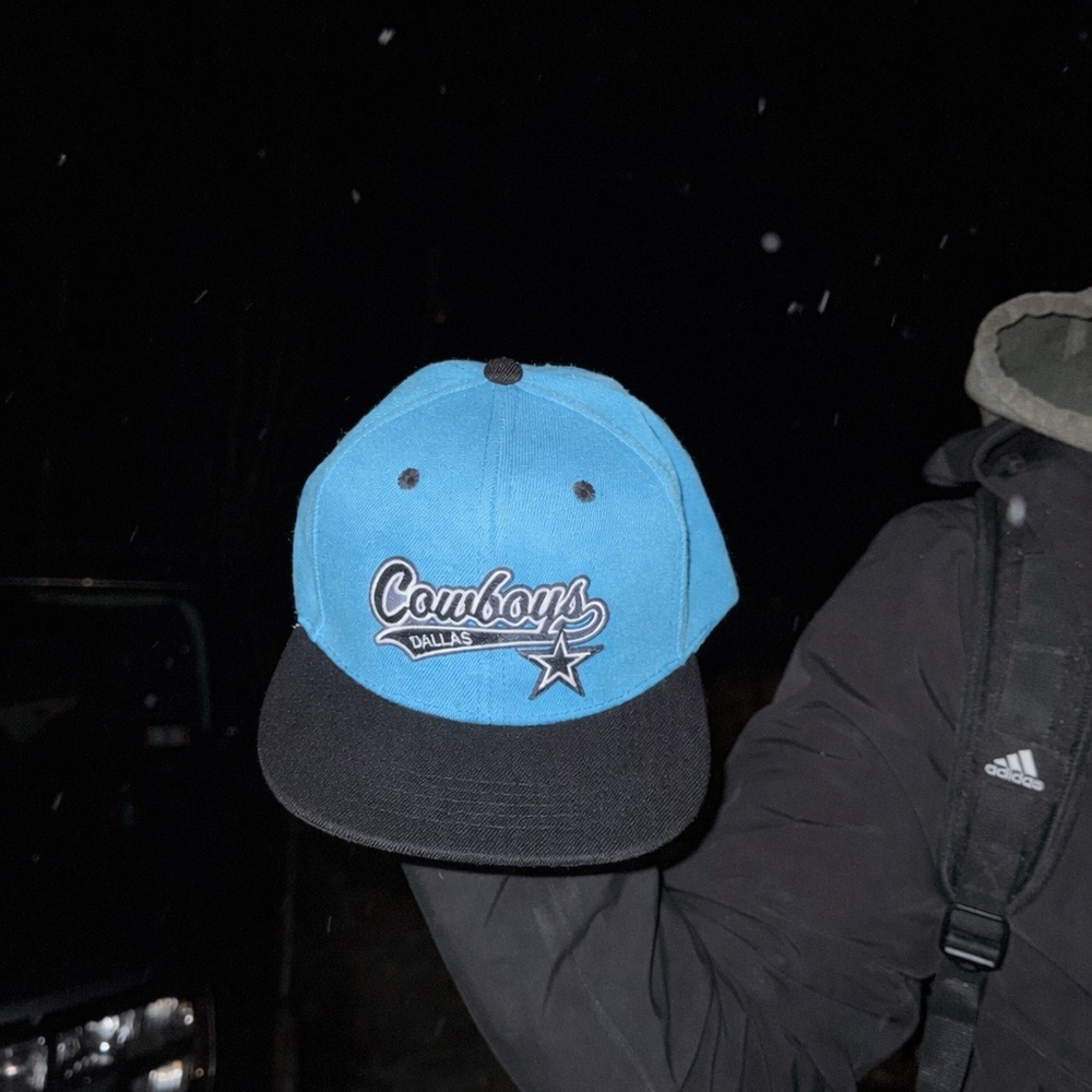 NFL Dallas Cowboys Two-Tone Blue and Black Snapback Hat